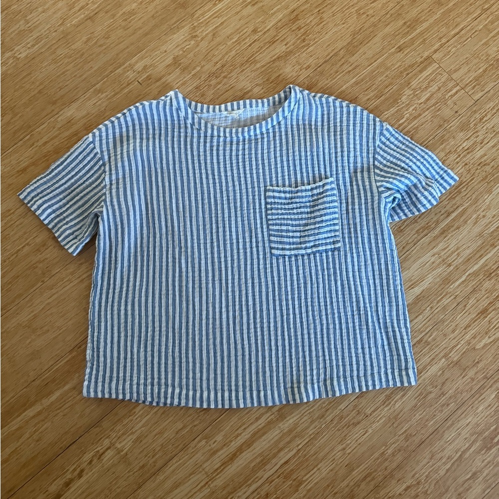 Medium Caslon Striped Linen Shirt